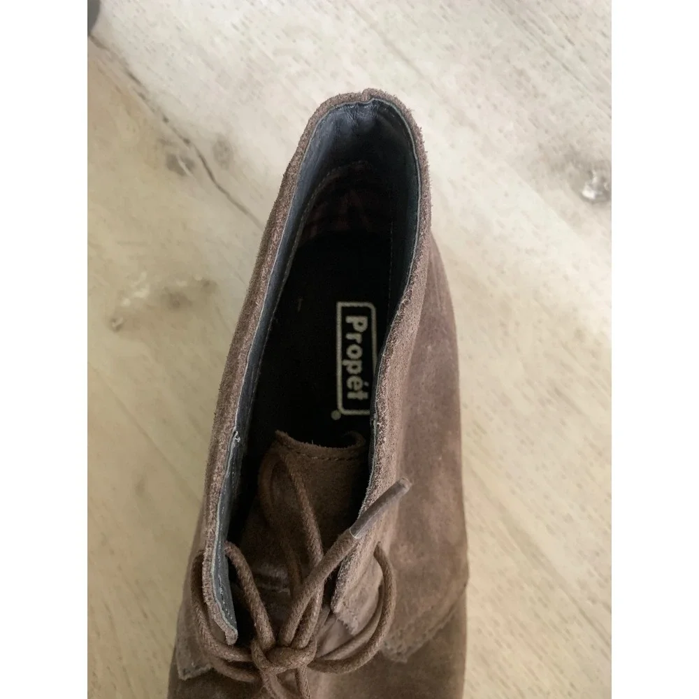 Propet Mens Brown Suede Leather Chukka‎ Desert Boots MCX012S Size 9 XX 5E Wide